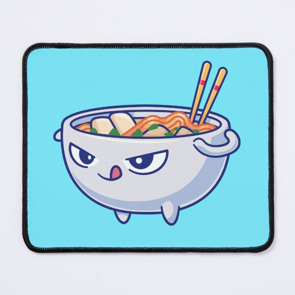 Item preview, Cute Ramen Noodle Bowl Cartoon Vector Icon: A Scrumptious Delight designed and sold by hjian8219.