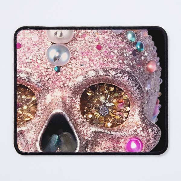 Item preview, y2k Bejeweled Crystal Skull designed and sold by bearslover.