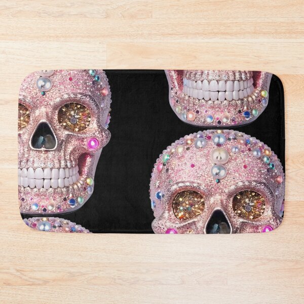 Item preview, y2k Bejeweled Crystal Skull designed and sold by bearslover.