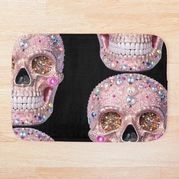 Item preview, y2k Bejeweled Crystal Skull designed and sold by bearslover.