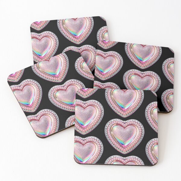 Item preview, y2k Bejeweled Crystal Gyaru Heart designed and sold by bearslover.