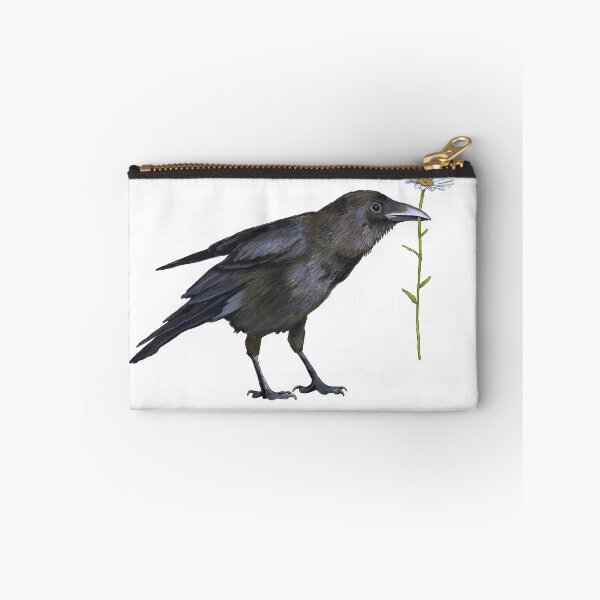 Item preview, Cute Crow with a Daisy designed and sold by Julie Townsend.