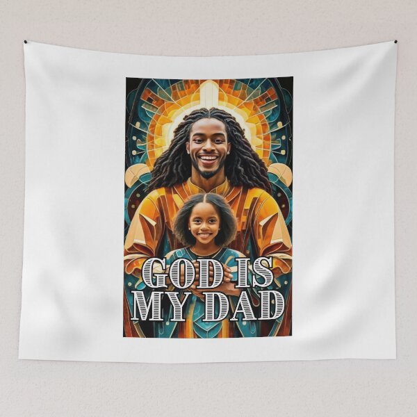 Item preview, God is my Dad with daughter christian happy cute romantic gifts for family designed and sold by thankful-loco.
