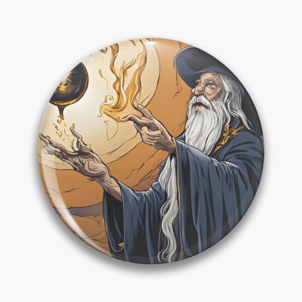 Item preview, Wizard casting a spell designed and sold by nadiaop2000.
