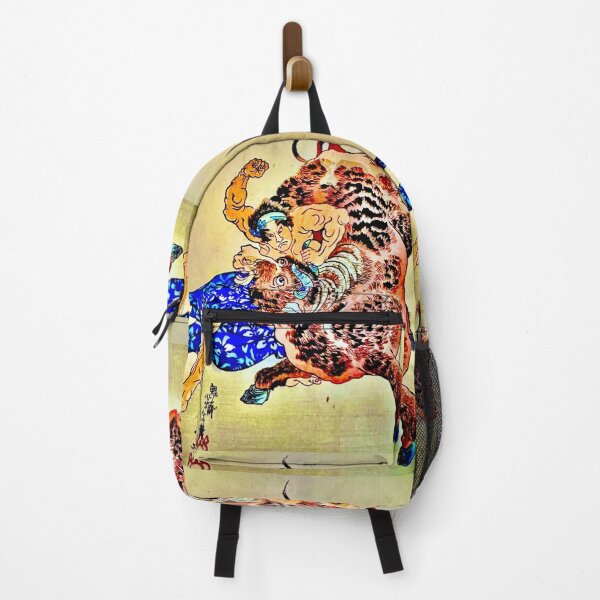 Item preview, Bull Fighting Samurai Ukiyo designed and sold by Daruma786.