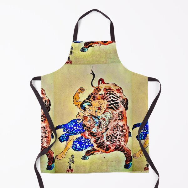 Item preview, Bull Fighting Samurai Ukiyo designed and sold by Daruma786.