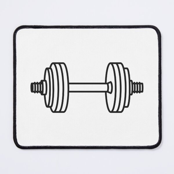 Item preview, Dumbbell Weight Lifting Line Art Vector designed and sold by THP Creative.