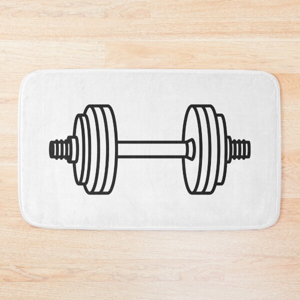 Item preview, Dumbbell Weight Lifting Line Art Vector designed and sold by THP Creative.