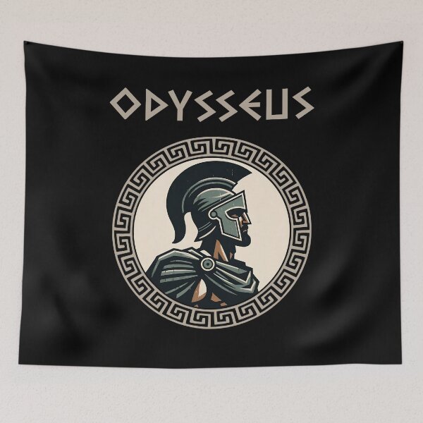 Artikelvorschau, Odysseus Homers Odyssey Antike Griechenland entworfen und verkauft von Agema Apparel.