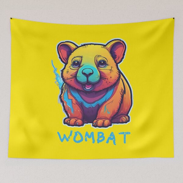 Item preview, Colourful Wombat designed and sold by pUNKnown.