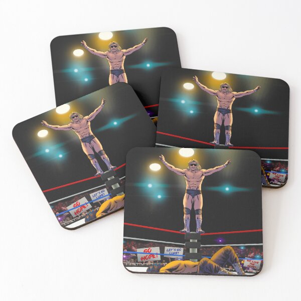 Item preview, The Hope From The Top Rope Luke Watts corner art designed and sold by SLAM-Pro-Shop.