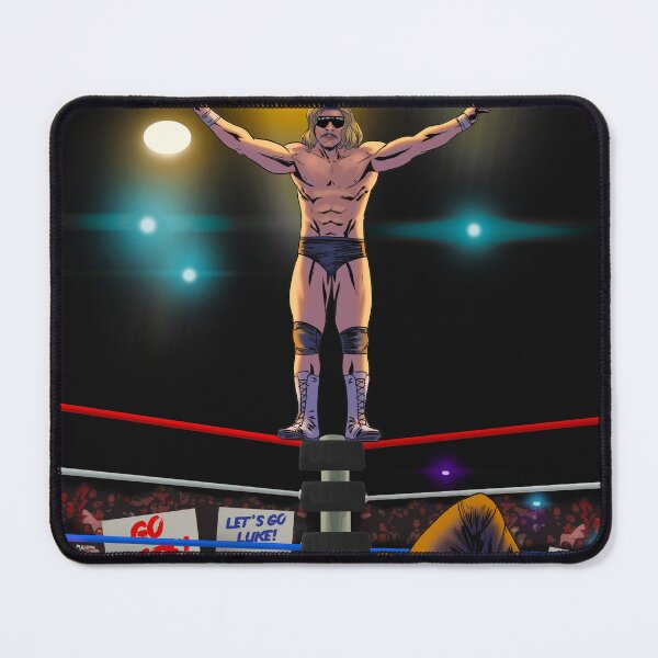 Item preview, The Hope From The Top Rope Luke Watts corner art designed and sold by SLAM-Pro-Shop.