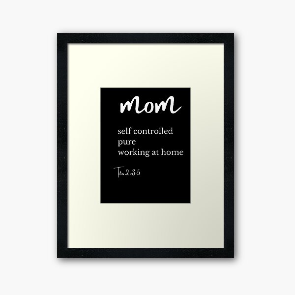 Item preview, Mom,self controlled,pure, working at home  designed and sold by Rendanimolele.