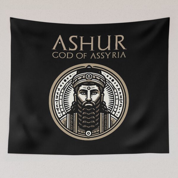 Item preview, Ashur God of Assyria Mesopotamian God designed and sold by Agema Apparel.