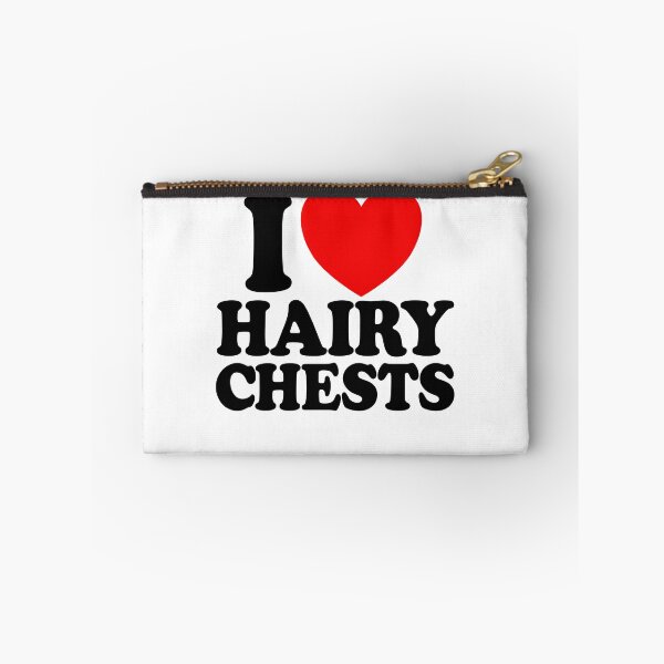 Item preview, I Love Hairy Chests Red Heart Women's I Love Hairy Chest Gear designed and sold by DynamicDesign.
