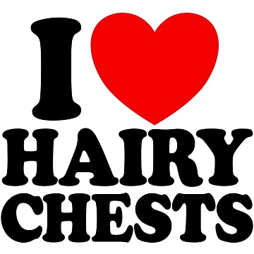 Vorschaubild zum Design I Love Hairy Chests Red Heart Women's I Love Hairy Chest Gear von DynamicDesign