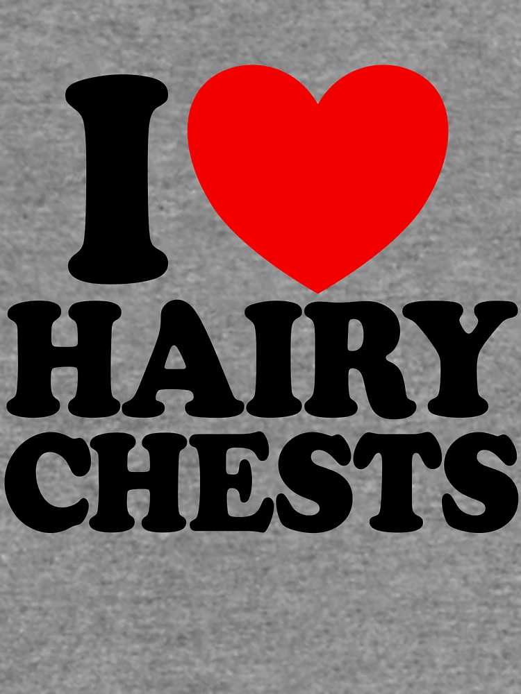 Thumbnail 6 von 6, Leichter Pullover, I Love Hairy Chests Red Heart Women's I Love Hairy Chest Gear designt und verkauft von DynamicDesign.