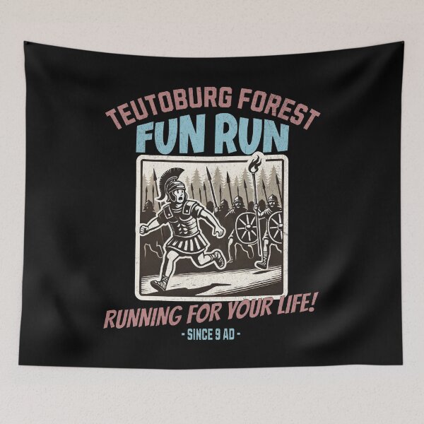 Item preview, Teutoburg Forest Fun Run Funny Roman History designed and sold by Agema Apparel.