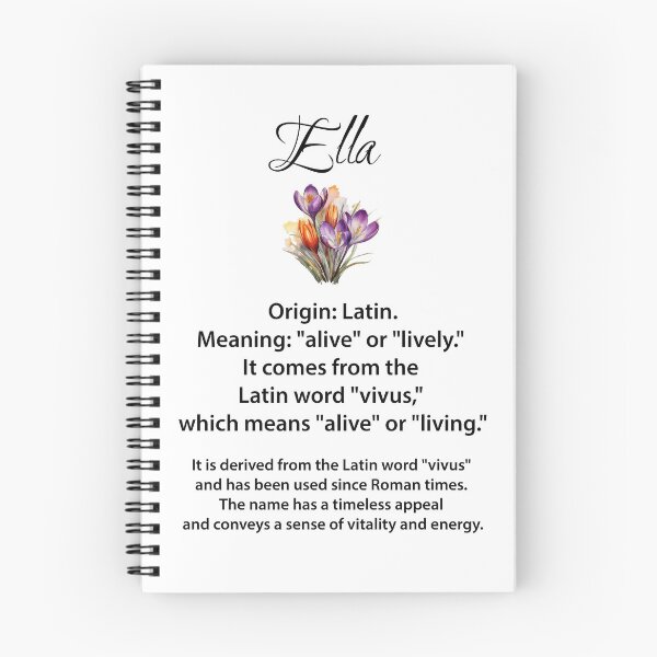 Item preview, Name meaning Ella designed and sold by OCNau.