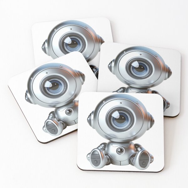 Item preview, Mono-Eye Marvels: Cute 3D Robot Buddy designed and sold by Andy-Many-Ideas.