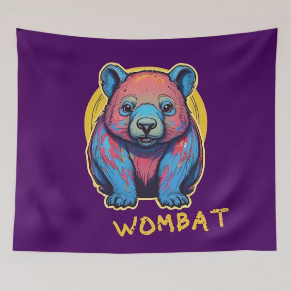 Item preview, Colourful Wombat designed and sold by pUNKnown.