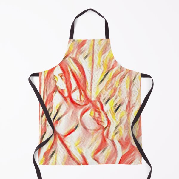 Item preview, Semi-abstract digital painting of female nude model. designed and sold by pulchritude560.