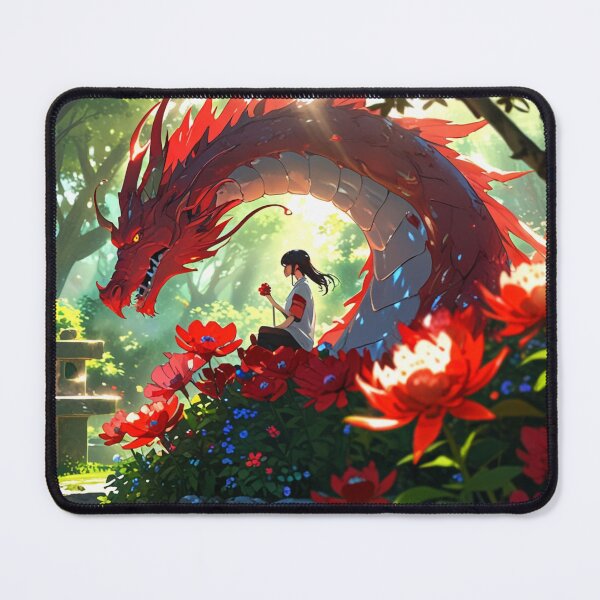 Item preview, The red dragon flower. designed and sold by PatDoArt.