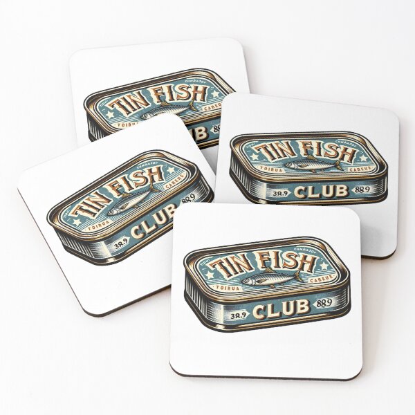 Item preview, Tin Fish Club | Vintage Canned Seafood Art for Foodies designed and sold by litchick1977.