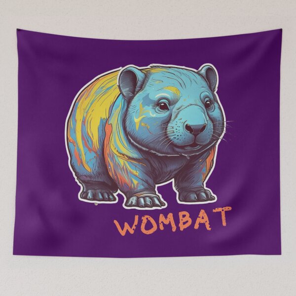 Item preview, Colourful Wombat designed and sold by pUNKnown.