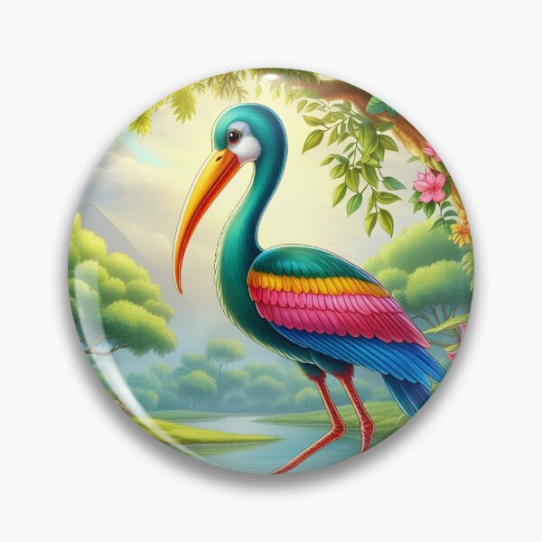 Item preview, Exotic Wild Colorful Bird designed and sold by BeachBreezyVA.