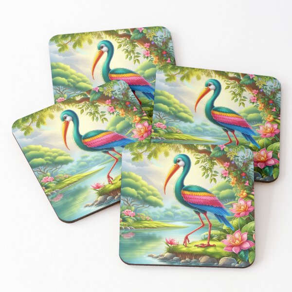 Item preview, Exotic Wild Colorful Bird designed and sold by BeachBreezyVA.