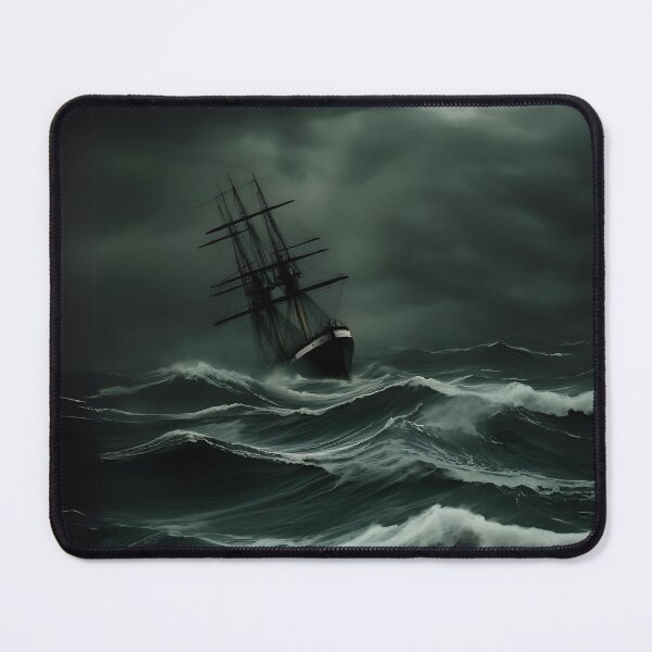 Item preview, Stormy night at sea designed and sold by PadfootSticker.