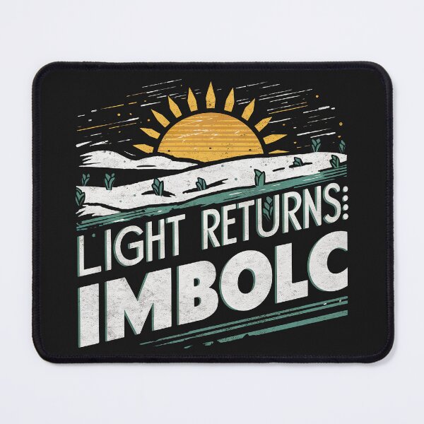 Item preview, ''Imbolc - Light Returns'' Ireland Saint Brigid's Day Gaelic traditional festival T-Shirt designed and sold by Witty Shirts.