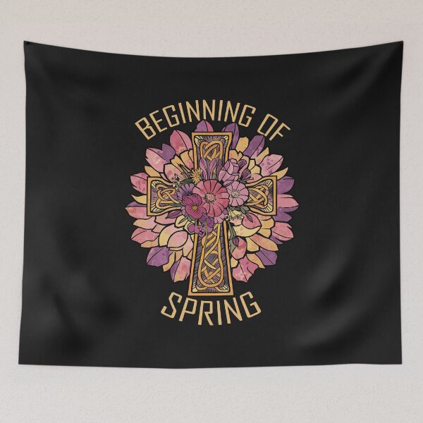 Item preview, ''Beginning of Spring'' Ireland Saint Brigid's Day Gaelic Traditional Festival T-Shirt designed and sold by Witty Shirts.
