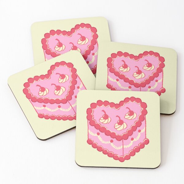 Item preview, Pink Vintage Heart Cake designed and sold by Jess Schnell.