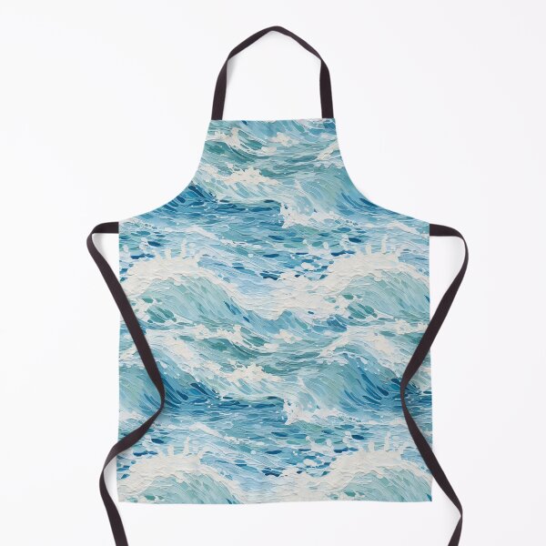 Item preview, Golden Ocean Waves Oil Painting Patterns designed and sold by Mandie Kuo.