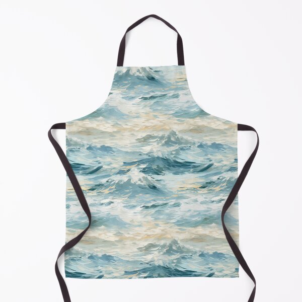 Item preview, Golden Ocean Waves Oil Painting Patterns designed and sold by Mandie Kuo.