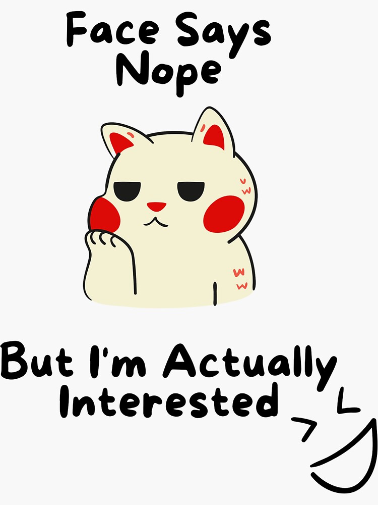 The Nope Face Funny Bored Cat T-Shirt The Nope Face Funny Bored Cat T-Shirt
