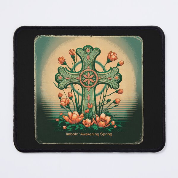 Item preview, ''IMBOLC - Awakening Spring'' Ireland Saint Brigid's Day Gaelic Traditional Festival T-Shirt designed and sold by Witty Shirts.