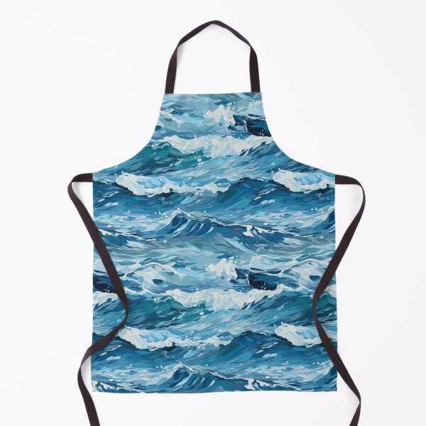 Item preview, Golden Ocean Waves Oil Painting Patterns designed and sold by Mandie Kuo.