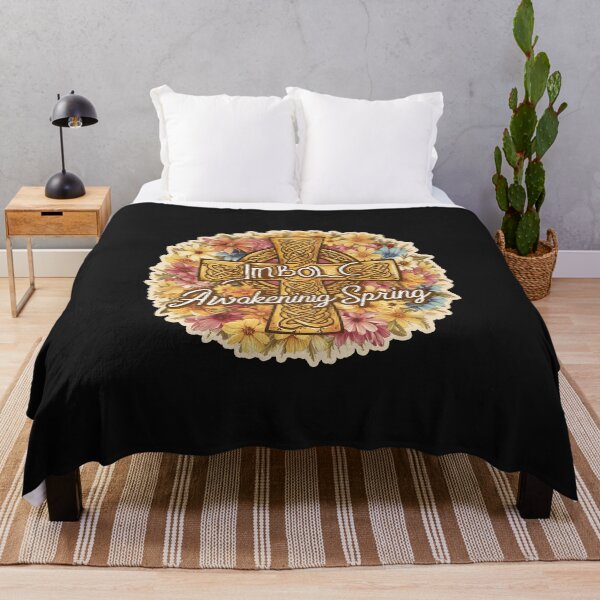 Item preview, ''Awakening Spring'' Ireland Saint Brigid's Day Gaelic Traditional Festival T-Shirt designed and sold by Witty Shirts.