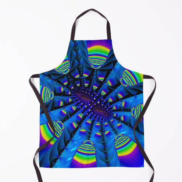 Item preview, Mandelbrot 93 - Purple-yellow pair of central pads surrounded by intricately ridged background designed and sold by Draeger0.