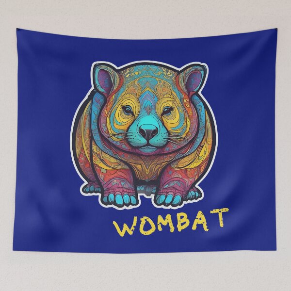 Item preview, Colourful Wombat designed and sold by pUNKnown.