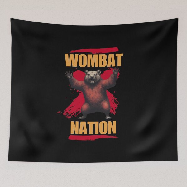 Item preview, Wombat Nation designed and sold by pUNKnown.
