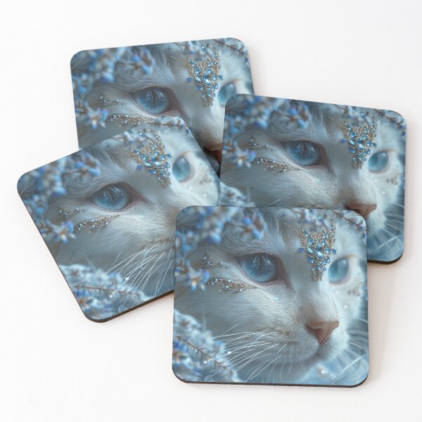 Item preview, Blue-Eyed Shorthair Adorned in Rhinestones designed and sold by Nocturne  Paws.