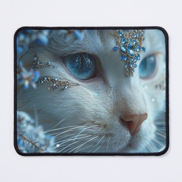 Item preview, Blue-Eyed Shorthair Adorned in Rhinestones designed and sold by Nocturne  Paws.