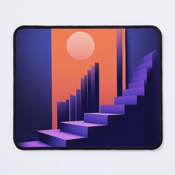 Item preview, Minimal 3D Art with Abstract Shapes and Gradient Colors designed and sold by PaintbrushPlace.