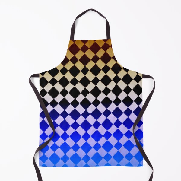 Item preview, Brown,  black,  and blue diamond pattern  designed and sold by Roxburylane.