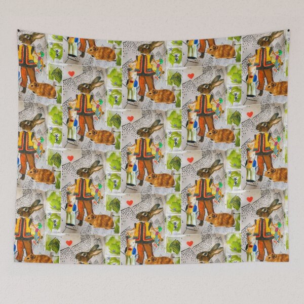 Item preview, Rabbit, Pig, Gerbil and Duck - 'Celery-Brate Friendship' designed and sold by Nikki Fortuin Arts & Crafts.