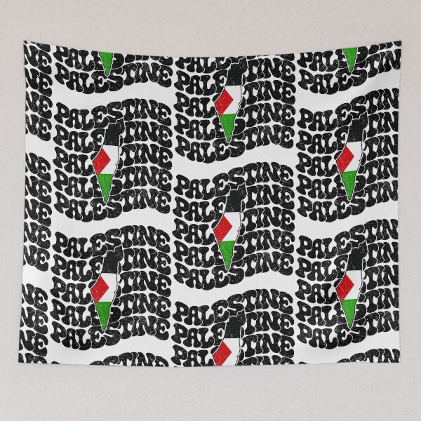 Item preview, Groovy Palestine Map / Free Gaza / Free Palestine designed and sold by kubilayilhan.